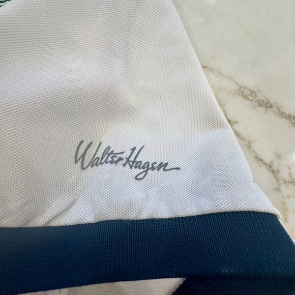 Walter Hagen Yellow and Blue Polos Shirt - Picture 3 of 5